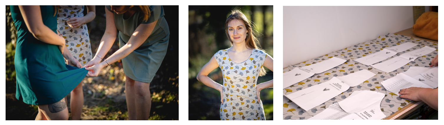 photos de robes réalisées à l'atelier