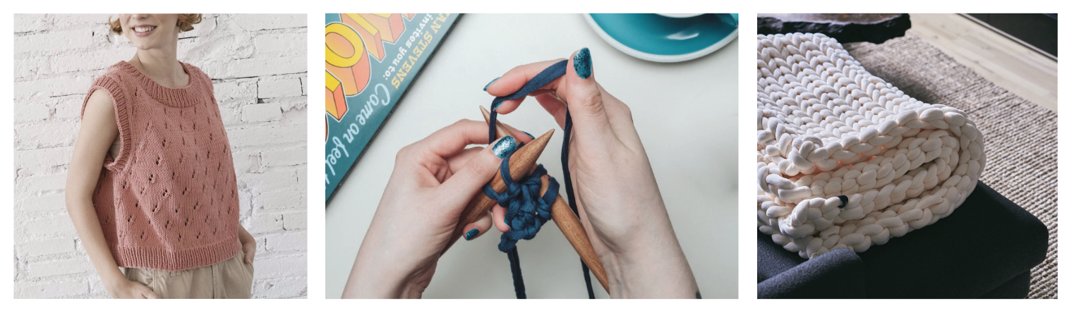 photos de projets réalisés aux crochet